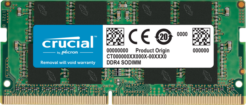 Crucial Notebook RAM 16GB DDR4 1.2V SODIMM 3200Mhz CL22