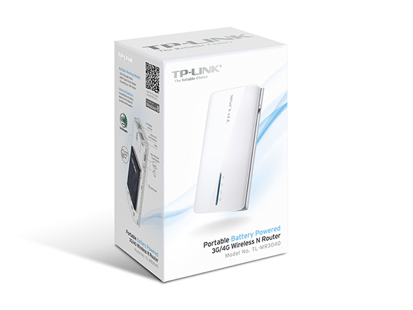 TP-Link TL-MR3040 150Mbps Portable Battery Powered Wireless N 3G/4G Router