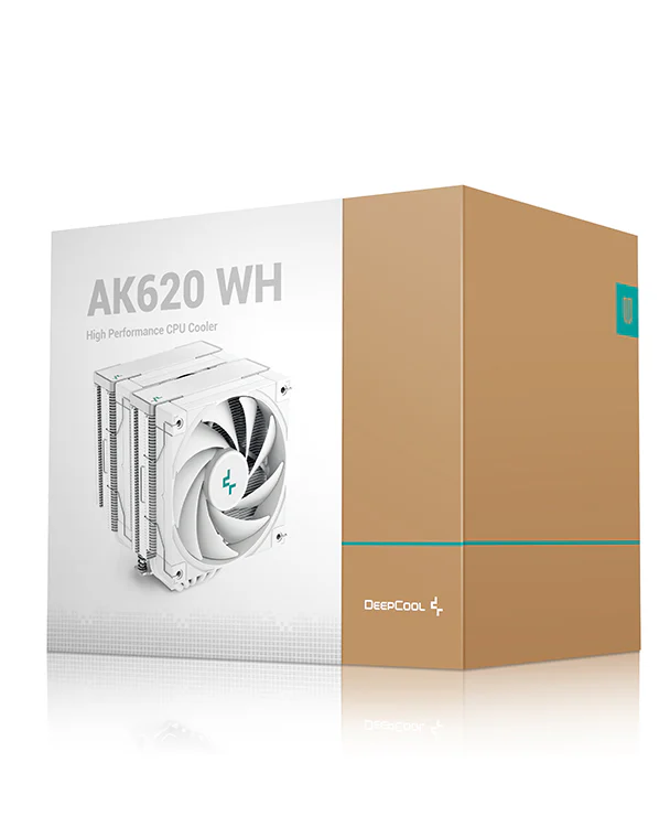 DeepCool AK620 White High Performance Dual Tower CPU Cooler