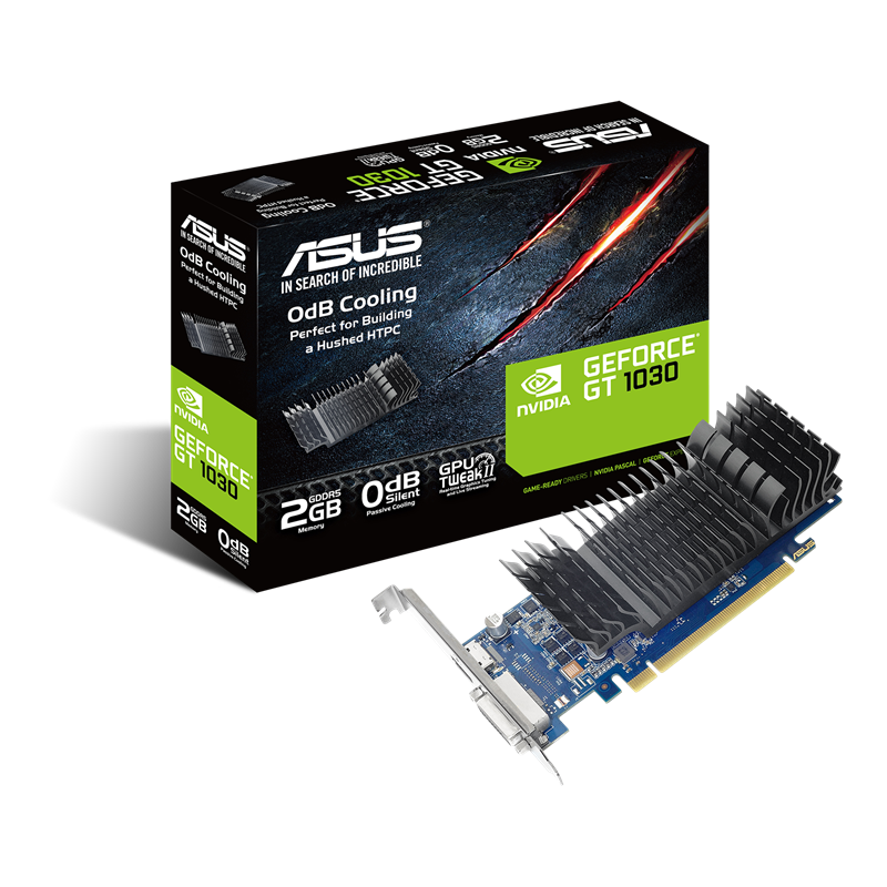 ASUS GeForce GT1030 GDDR5 2GB Low Profile Graphics Card