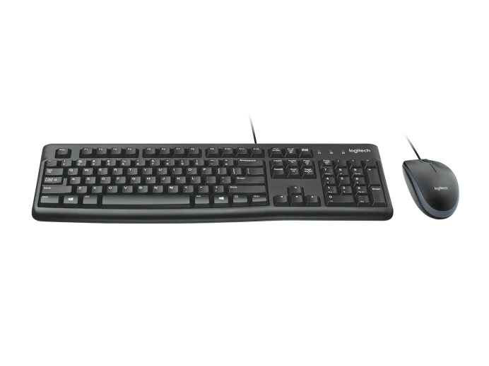 Logitech MK120 Corded Keyboard & Optical Mouse Combo