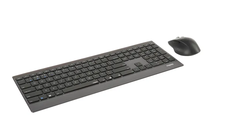 Rapoo 9500M Bluetooth 2.4G Wireless Multi-Mode Keyboard/Mouse Combo - Black