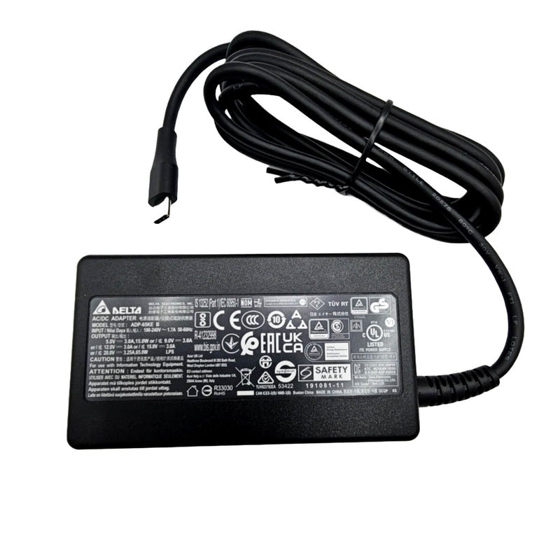 Acer Notebook Power Adapter 100W 20V USB-C