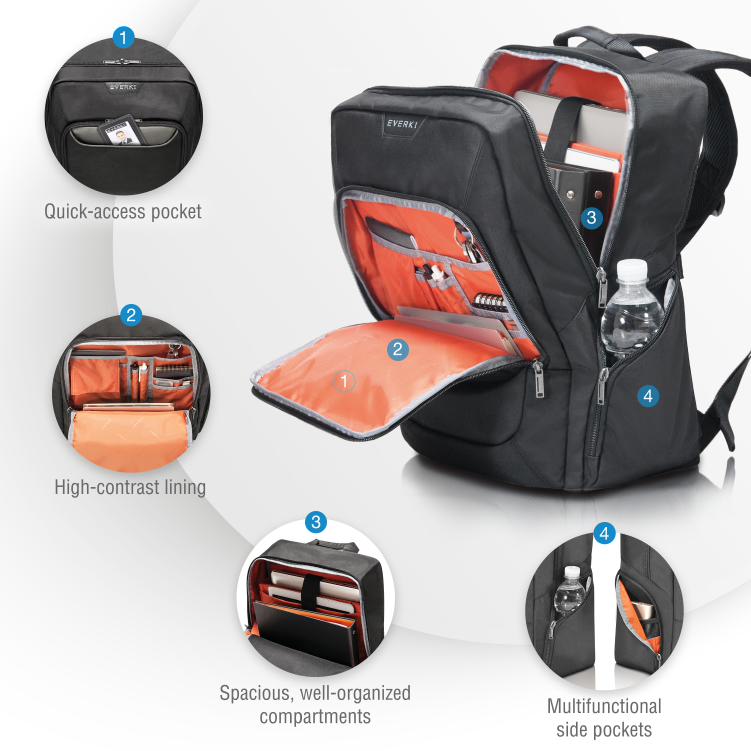 EVERKI 15.6" Advanced Laptop Backpack