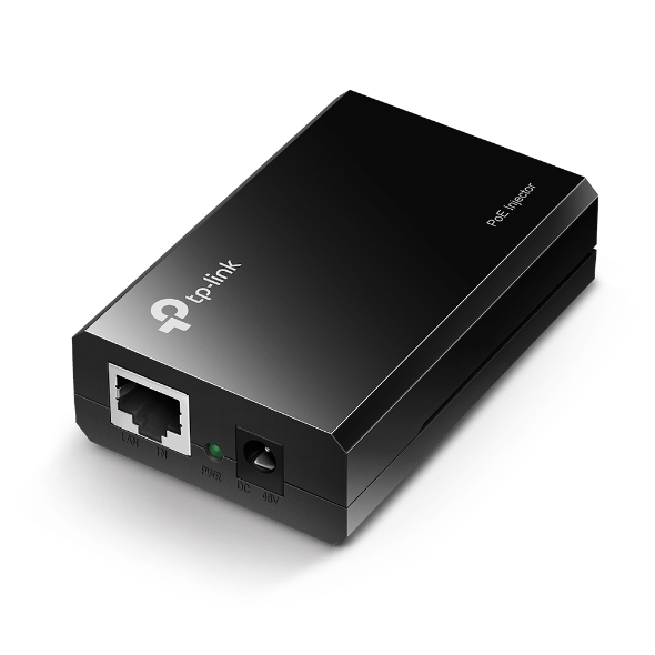 TP-Link Single Port PoE Supplier Adapter, IEEE 802.3af, Up To 100M