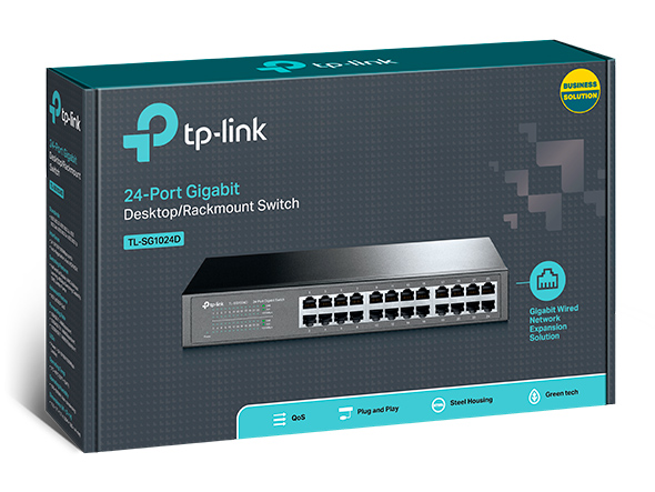 TP-Link SG1024D 24 Port Desktop/Rack Mountable Unmanaged Gigabit Switch
