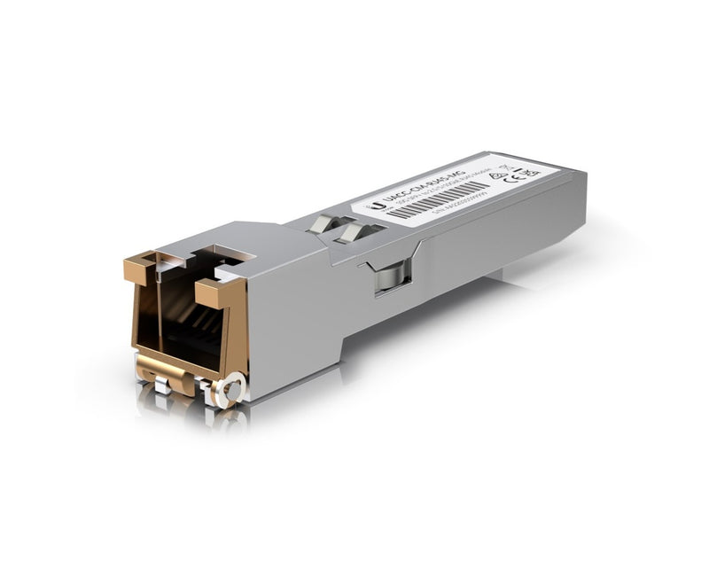 Ubiquiti SFP+ Transceiver Module, 10GBase-T Copper SFP+ Transceiver, 10Gbps Throughput Rate Via Cat6A Cable, Supports Up to 30m