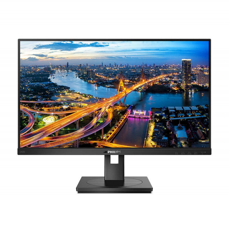 PHILIPS 23.8" (16:9) FHD IPS LED, 75HZ ,VGA, DVI, HDMI, DP, USB (4), H/ADJ, SPKR, 4Y