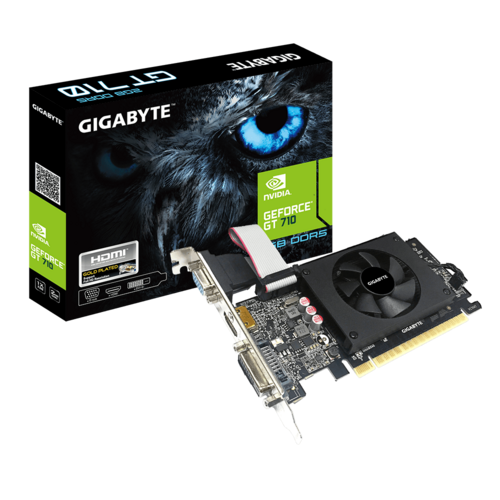 GIGABYTE GeForce GT710 GDDR5 2GB Low Profile Graphics Card