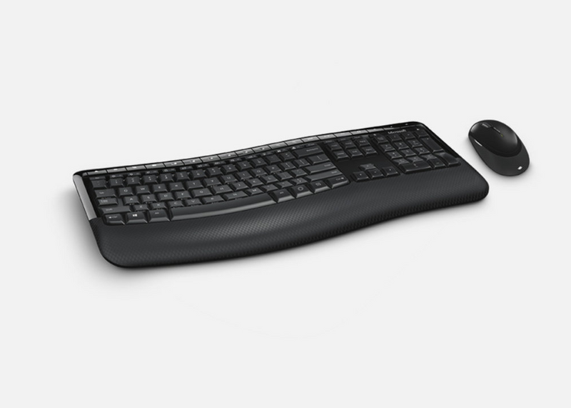 Microsoft Bluetooth Desktop Mouse & Keyboard Combo - Glacier