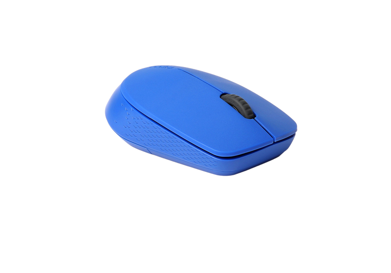 RAPOO M100 2.4GHz & Bluetooth 3 / 4 Quiet Click Wireless Mouse Blue - 3 Devices